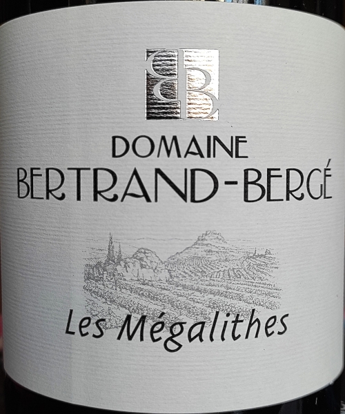 Domaine Bertrand Bergé Les Mégalithes 2022, AOP Fitou, Rotwein, trocken, 0,75l